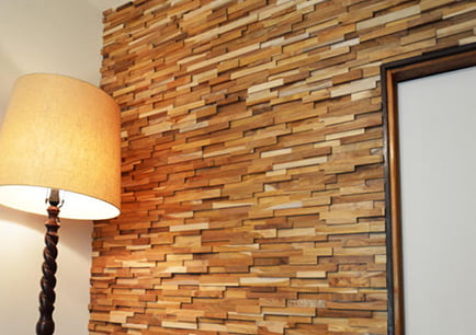 室内の無垢フロ―リング施工例