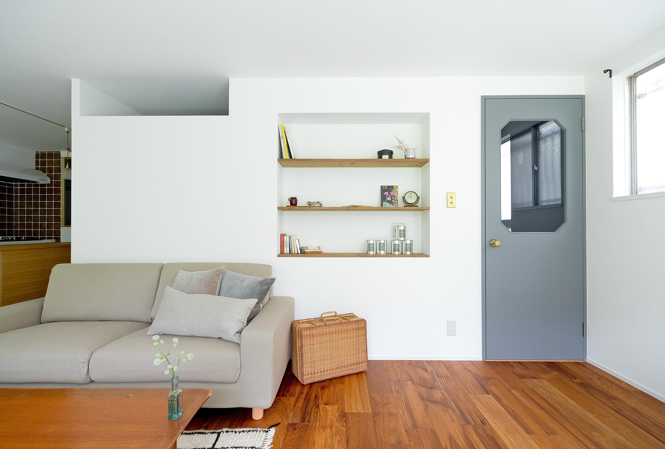 ミャンマーチークの施工写真