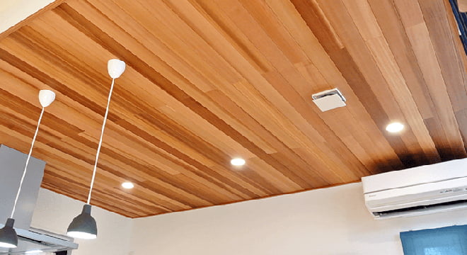 壁･天井用無垢ウォールパネルのイメージ写真
